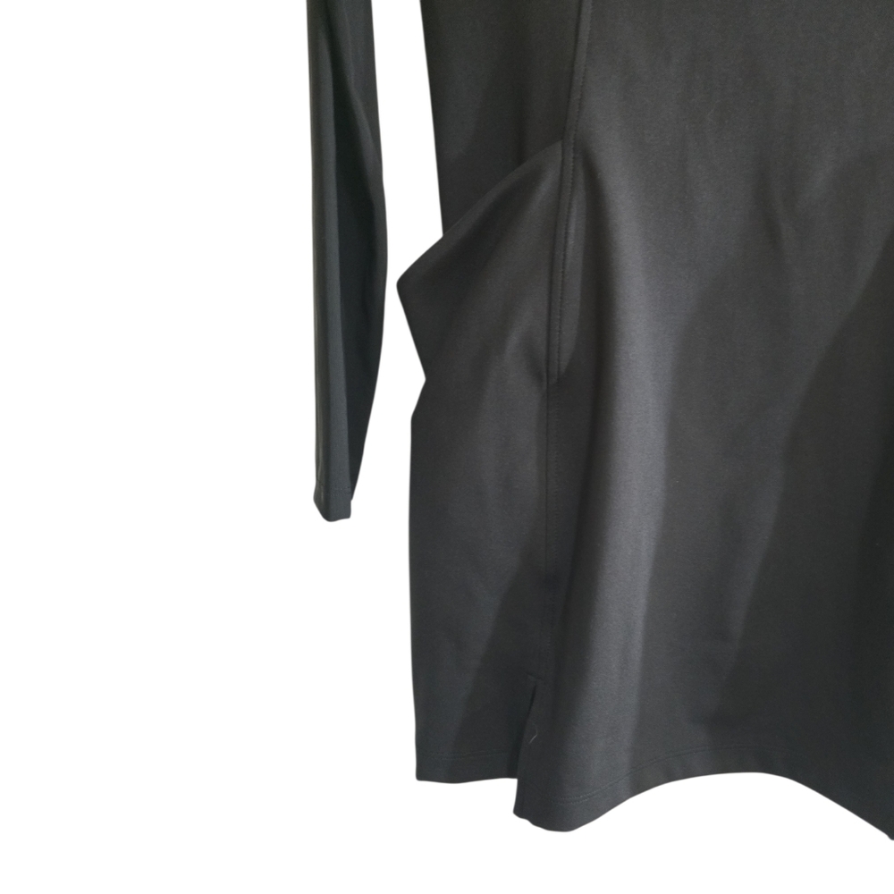 Bad Birdie Hybrid Long Sleeve Black Mini Dress Small Sporty Golf - Picture 8 of 9